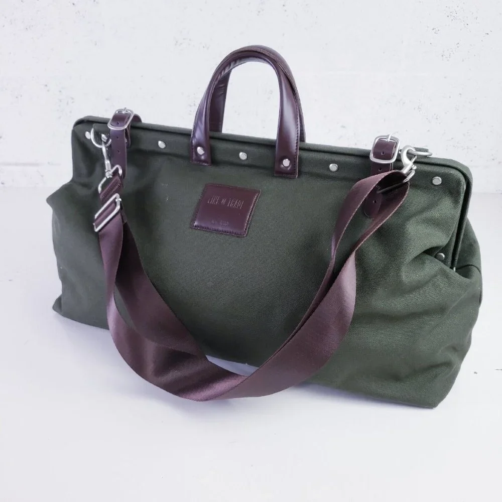 Line Of Trade Canvas Weekender Bag Olive Green Large‎ Travel Laptop Bag